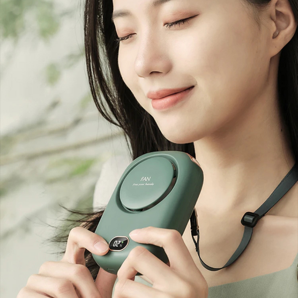 ポータブルネックファン｜ハンズフリー軽量ファン