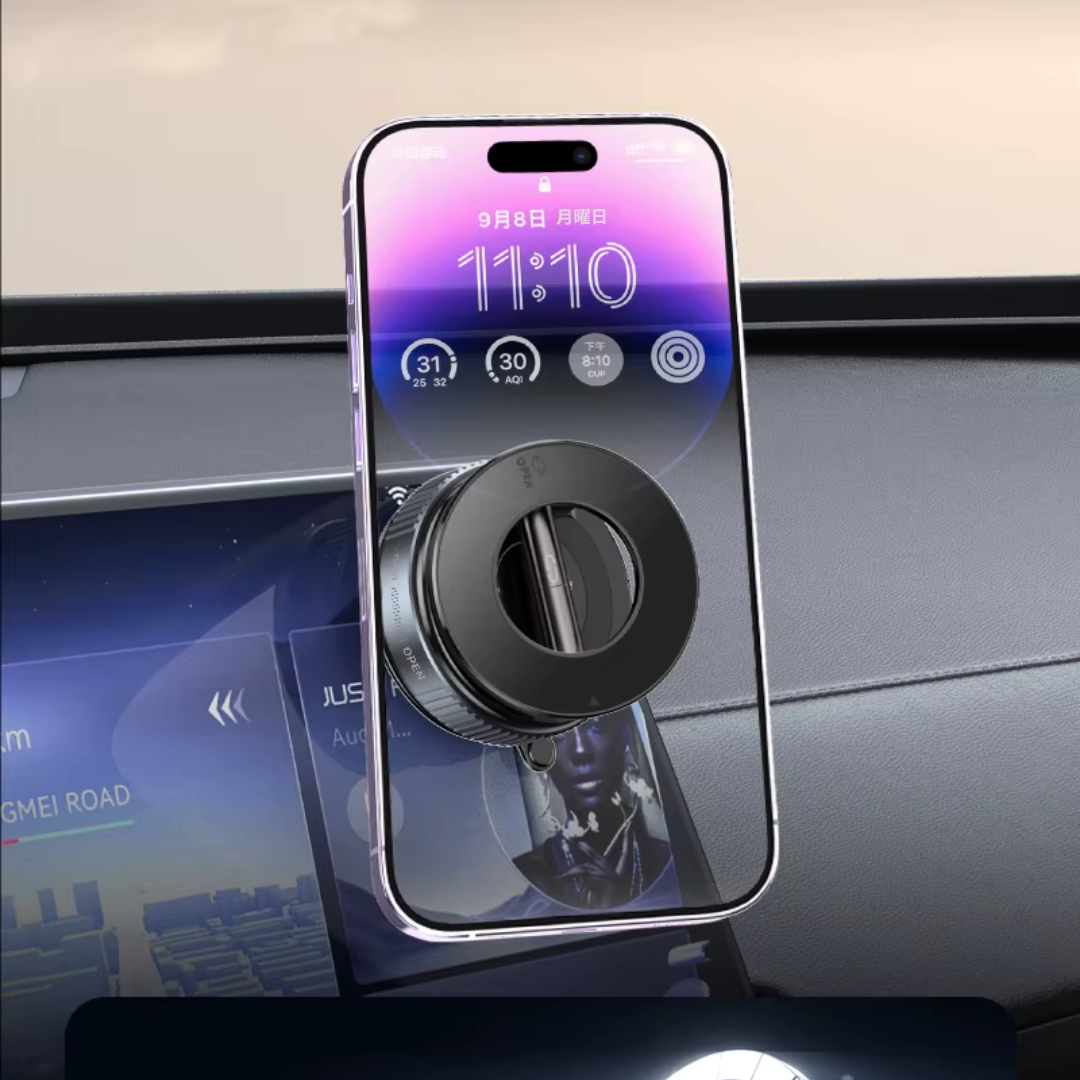 強力マグネットスマホスタンド｜360度回転＆強力マグネットで安定固定