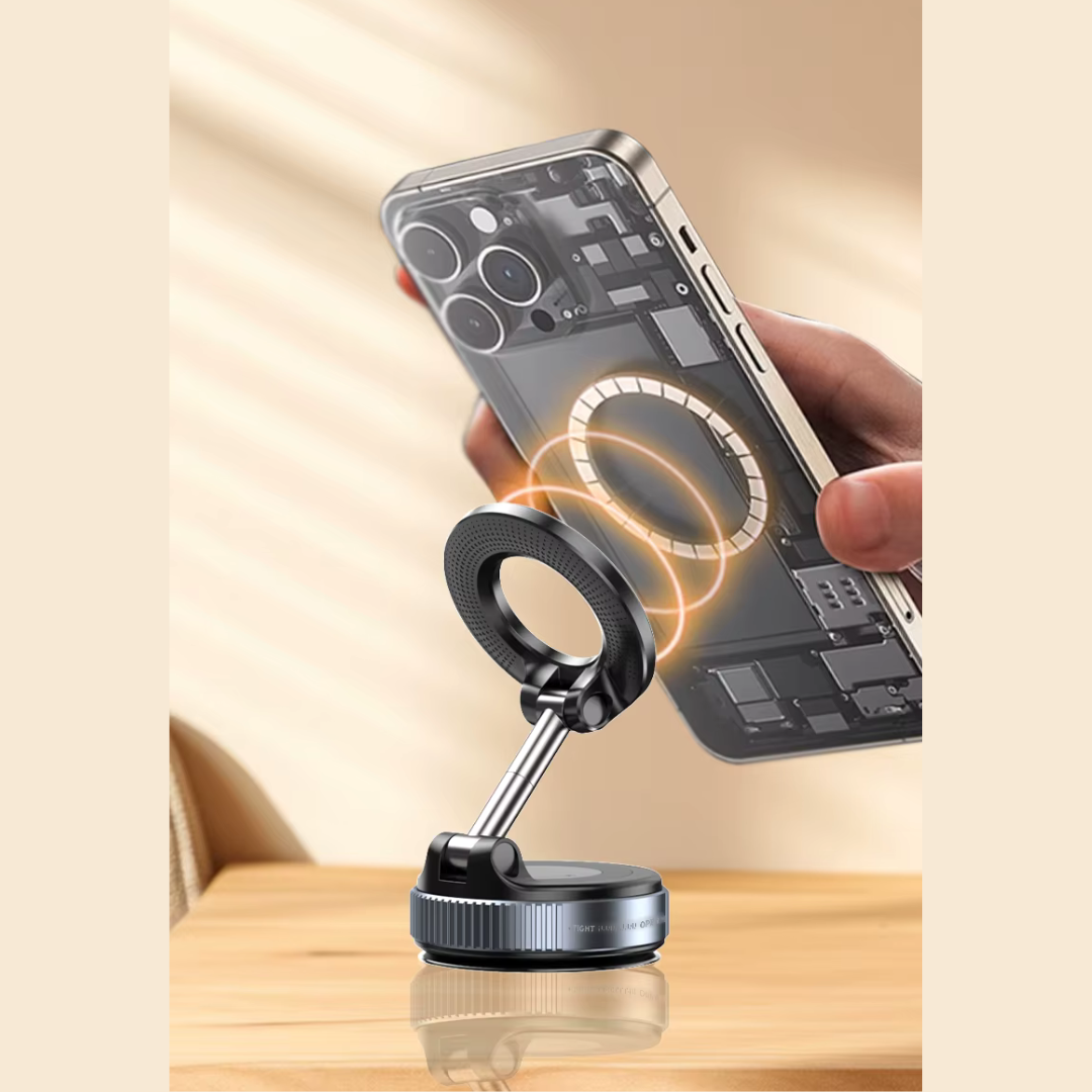 強力マグネットスマホスタンド｜360度回転＆強力マグネットで安定固定
