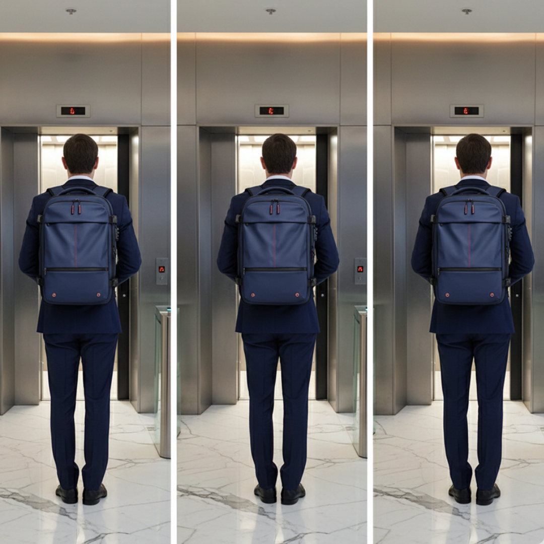 真空圧縮バックパック｜17インチPC対応、TSAロック、拡張＋圧縮で大容量