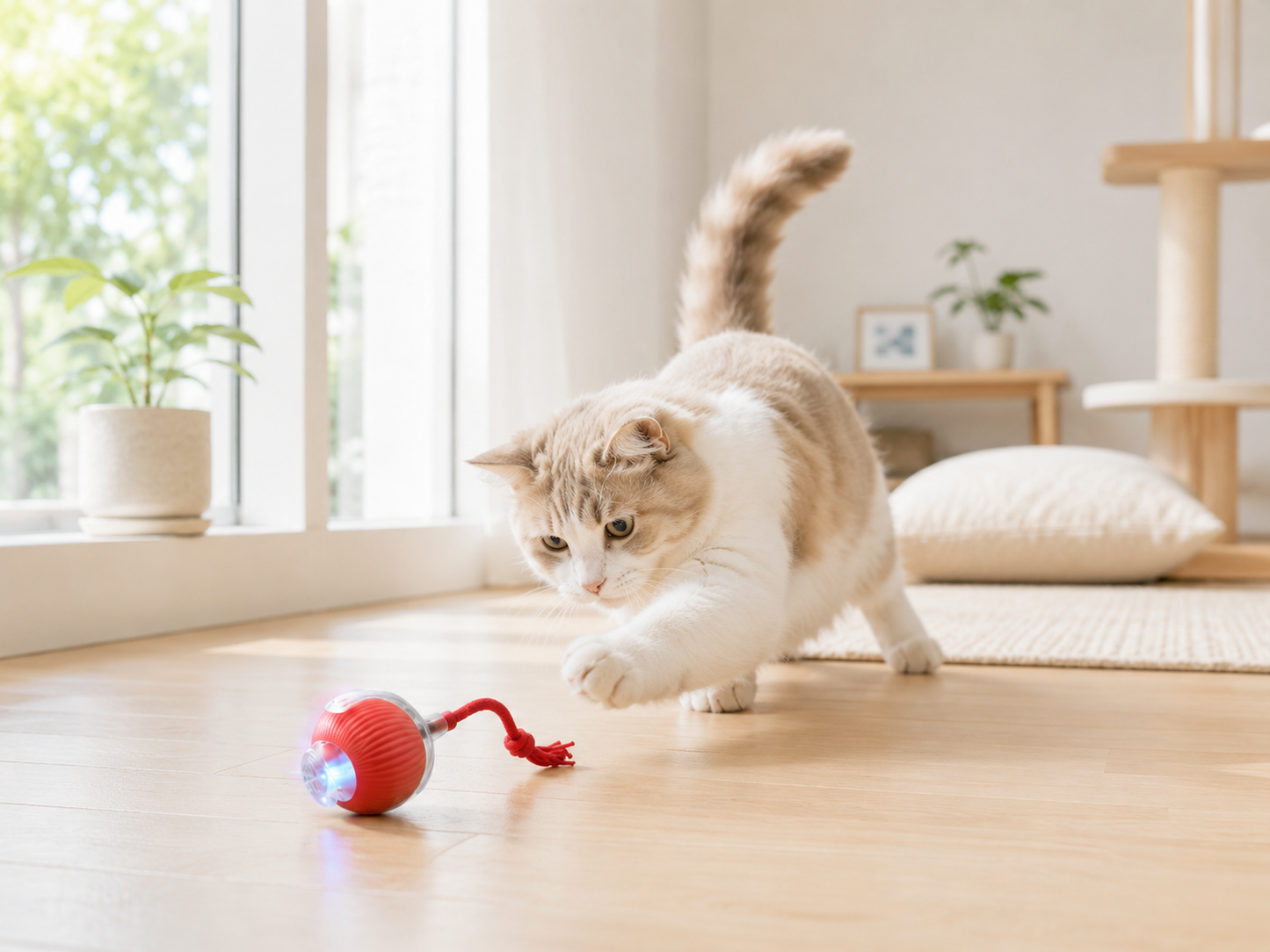 犬猫用自動ころころボール